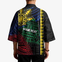 Personalised Philippines Christmas Kimono Xmas Tree Filipino Tribal Patterns - Polynesian Pride