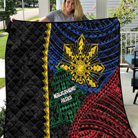 Philippines Christmas Quilt Xmas Tree Filipino Tribal Patterns - Polynesian Pride