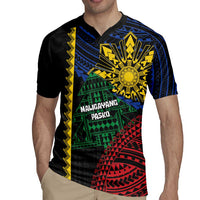 Personalised Philippines Christmas Rugby Jersey Xmas Tree Filipino Tribal Patterns DT05 - Polynesian Pride