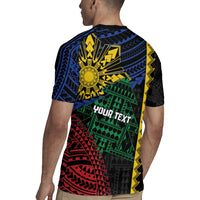 Personalised Philippines Christmas Rugby Jersey Xmas Tree Filipino Tribal Patterns DT05 - Polynesian Pride