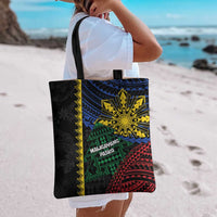 Philippines Christmas Tote Bag Xmas Tree Filipino Tribal Patterns - Polynesian Pride