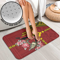 Rotuma Christmas Bathroom Set Rotuma Myzomela Birds With Hibiscus Flowers - Polynesian Pride