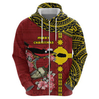 Rotuma Christmas Hoodie Rotuma Myzomela Birds With Hibiscus Flowers - Polynesian Pride