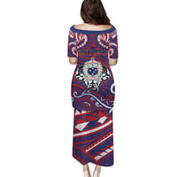 Personalised Samoa Gym Puletasi Muscle Samoan Tribal Waves DT05 - Polynesian Pride