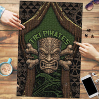 Hawaii Tiki Pirates Puzzle Kakau Pattern Polynesian Style