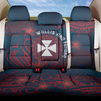 Wallis And Futuna Back Car Seat Cover Hibiscus Polynesian Tribal Pattern