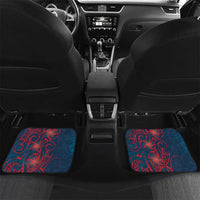 Wallis And Futuna Car Mats Hibiscus Polynesian Tribal Pattern