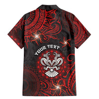 Personalised Easter Island Family Matching Mermaid Dress and Hawaiian Shirt Hibiscus Polynesian Tribal Pattern