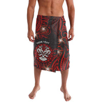 Personalised Easter Island Lavalava Hibiscus Polynesian Tribal Pattern