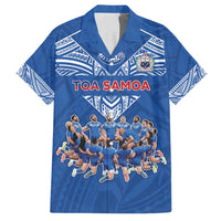 Toa Samoa Family Matching Long Sleeve Bodycon Dress and Hawaiian Shirt Samoan Warrior Spirit Rugby - Polynesian Pride