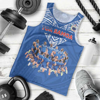 Toa Samoa Men Tank Top Samoan Warrior Spirit Rugby - Polynesian Pride