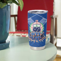 Toa Samoa Tumbler Cup Samoan Warrior Spirit Rugby - Polynesian Pride