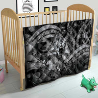 Maori Romantic Valentine Quilt The Hongi Kiss Black Galaxy
