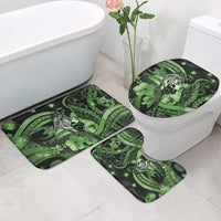 Maori Romantic Valentine Bathroom Set The Hongi Kiss Green Galaxy DT05 - Polynesian Pride