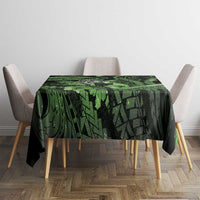 Maori Romantic Valentine Tablecloth The Hongi Kiss Green Galaxy DT05 - Polynesian Pride