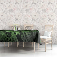 Maori Romantic Valentine Tablecloth The Hongi Kiss Green Galaxy DT05 - Polynesian Pride