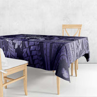 Maori Romantic Valentine Tablecloth The Hongi Kiss Purple Galaxy DT05 - Polynesian Pride