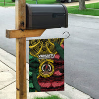 Vanuatu Independence Day Garden Flag Boar Tusk Warrior Tribal Floral Patterns DT05 - Polynesian Pride