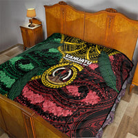 Vanuatu Independence Day Quilt Boar Tusk Warrior Tribal Floral Patterns DT05 - Polynesian Pride