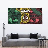 Vanuatu Independence Day Tapestry Boar Tusk Warrior Tribal Floral Patterns DT05 - Polynesian Pride