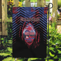 Guam Garden Flag Chamorro Seal Tribal Scratch Design - Polynesian Pride