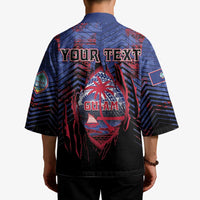 Personalised Guam Kimono Chamorro Seal Tribal Scratch Design - Polynesian Pride