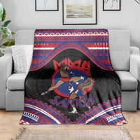 Samoa Mixed Martial Arts Blanket Flying Knee Of Samoan DT05 - Polynesian Pride