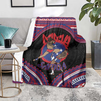Samoa Mixed Martial Arts Blanket Flying Knee Of Samoan DT05 - Polynesian Pride