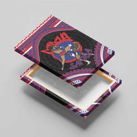 Samoa Mixed Martial Arts Canvas Wall Art Flying Knee Of Samoan - Polynesian Pride