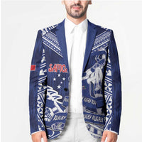 Personalised Samoa Rugby Blazer Pacific Warrior Glory DT05 - Polynesian Pride