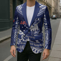 Personalised Samoa Rugby Blazer Pacific Warrior Glory DT05 - Polynesian Pride