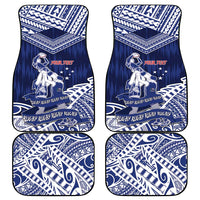 Personalised Samoa Rugby Car Mats Pacific Warrior Glory DT05 - Polynesian Pride