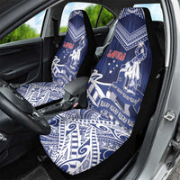 Samoa Rugby Car Seat Cover Pacific Warrior Glory DT05 - Polynesian Pride