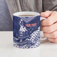Personalised Samoa Rugby Ceramic Mug Pacific Warrior Glory DT05 - Polynesian Pride