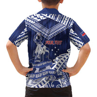 Personalised Samoa Rugby Kid Hawaiian Shirt Pacific Warrior Glory - Polynesian Pride