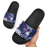 Samoa Rugby Slide Sandals Pacific Warrior Glory DT05 - Polynesian Pride
