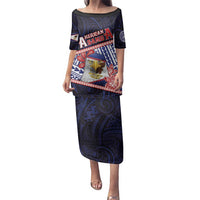 Personalized American Samoa Family Matching Puletasi and Hawaiian Shirt Bald Eagle With Polynesian Pattern - Polynesian Pride