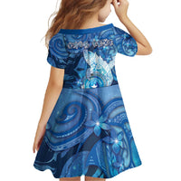 Personalised Northern Mariana Islands Family Matching Off Shoulder Maxi Dress and Hawaiian Shirt Galaxy Polynesian Shark Tattoo - Polynesian Pride