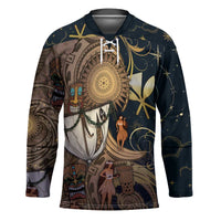Hawaii Makahiki Hockey Jersey Polynesian Sky And Earth - Polynesian Pride