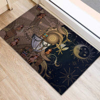 Hawaii Makahiki Rubber Doormat Polynesian Sky And Earth DT05 - Polynesian Pride