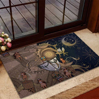 Hawaii Makahiki Rubber Doormat Polynesian Sky And Earth DT05 - Polynesian Pride