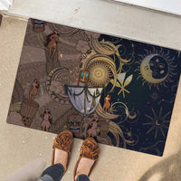 Hawaii Makahiki Rubber Doormat Polynesian Sky And Earth DT05 - Polynesian Pride
