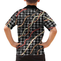 Hawaii Palaka Niihau Shell Lei Kid Hawaiian Shirt Tropical Island Plaid Patterns DT05 - Polynesian Pride