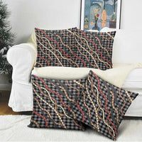 Hawaii Palaka Niihau Shell Lei Pillow Cover Tropical Island Plaid Patterns