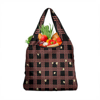 Hawaii Palaka Kahelelani Shell Lei Costume Grocery Bag Plaid Patterns
