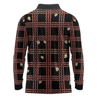Hawaii Palaka Kahelelani Shell Lei Costume Long Sleeve Polo Shirt Plaid Patterns DT05 - Polynesian Pride