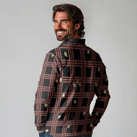 Hawaii Palaka Kahelelani Shell Lei Costume Long Sleeve Polo Shirt Plaid Patterns DT05 - Polynesian Pride