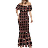 Hawaii Palaka Kahelelani Shell Lei Costume Mermaid Dress Plaid Patterns