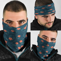 Hawaii Monstera Neck Gaiter Hibiscus Flowers Simple Style DT05