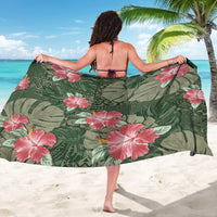 Hawaii Sarong Green Polynesian Monstera Patterns - Polynesian Pride